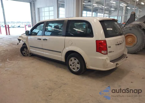 2012 Dodge Grand Caravan Se/Avp z USA, uszkodzony, nr VIN 2C4RDGBG0CR182548